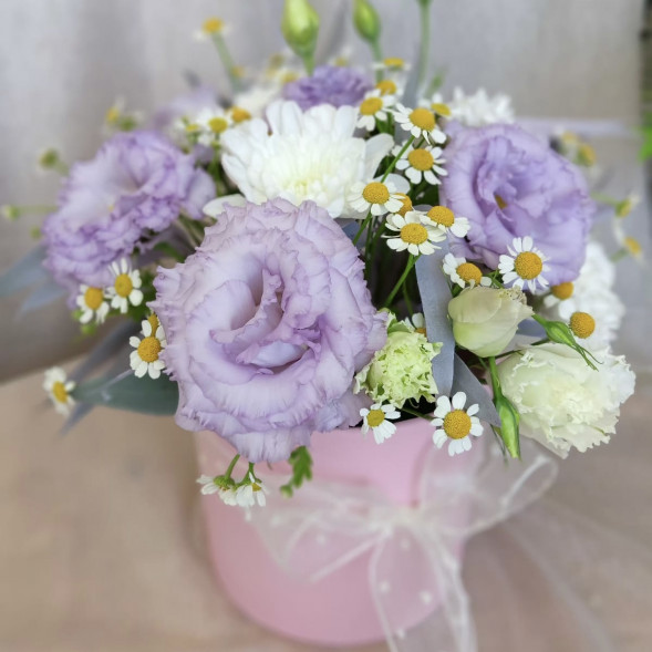 Композиция в коробке «Милота» в Ялте