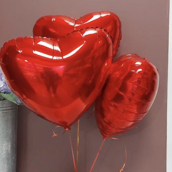 Фольгированый шар в форме сердца 1 шт. в Ялте