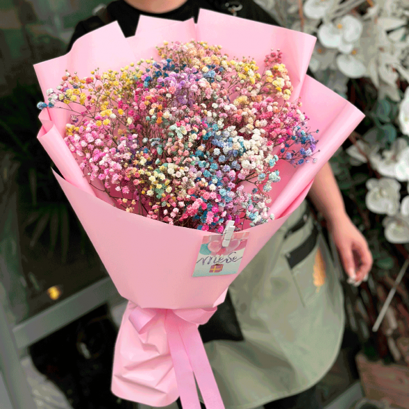 Букет Радужная гипсофила в Ялте