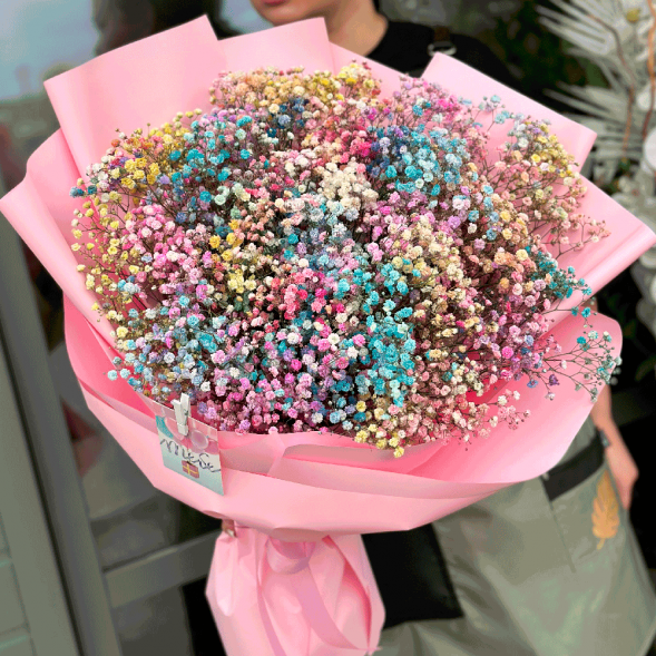 Букет Радужная гипсофила в Ялте