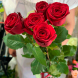 5 красных роз в Ялте