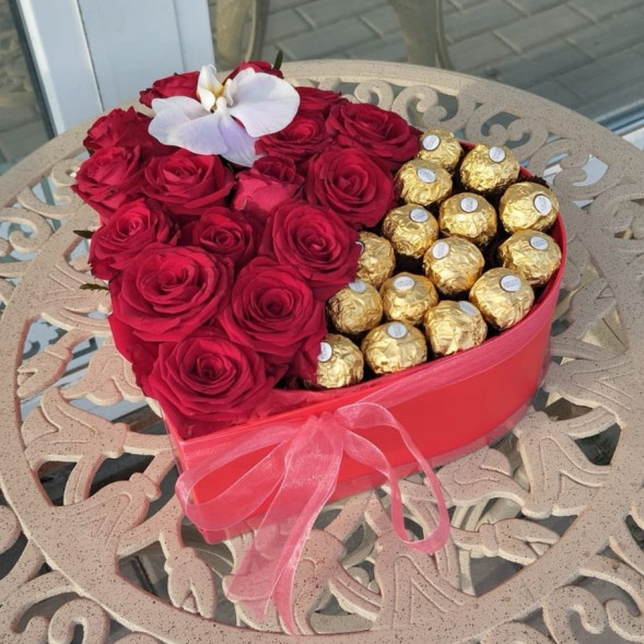 Букет Огненная страсть в Ялте